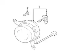 Фара противотуманная HYUNDAI / KIA 0K53B51520