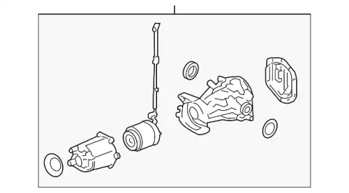 AXLE ASY - REAR GB5P-4000-AB FORD