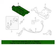 MODULE - ENGINE CONTROL - EEC DA8Z-12A650-AANP FORD