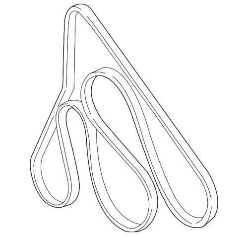 V-BELT 4L2Z-8620-A FORD