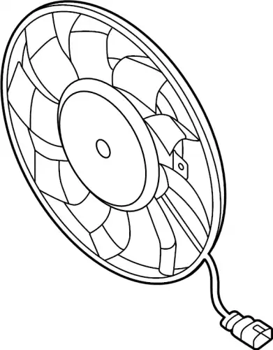 Fan, radiator B61F15150A MAZDA