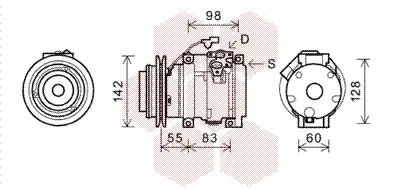 Шаровая опора VAN WEZEL 3200K219