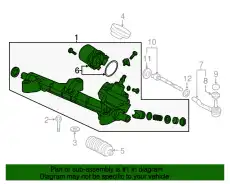 Рулевая рейка HONDA 53601T2FA94