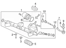 Рулевая рейка HONDA 53601T2FA94