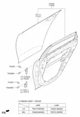 ДВЕРЬ 77003D4010 HYUNDAI