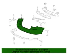 Бампер задний 04715TP6A90ZZ HONDA