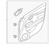 ВНУТРЕННЯЯ ПАНЕЛЬ ДВЕРИ 82307B2020DT2 HYUNDAI