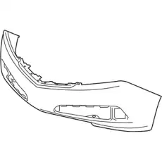 Бампер передний 04711SZNA91ZZ HONDA
