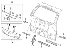 Решетка радиатора HONDA 74895T0AA01ZN