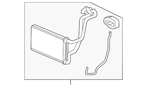 Радиатор печки HONDA 79115T0GA01