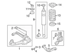 Рычаг подвески HONDA 52371TR0A51