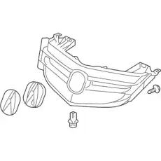 Решетка радиатора HONDA 75100STXA01ZG