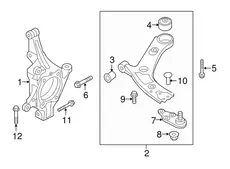 Рычаг подвески HYUNDAI / KIA 54500C5150