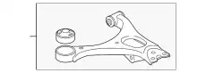 Рычаг подвески HONDA 51360TR7A01