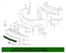 71150T2FA00 LWR GARN ASSY FR HONDA
