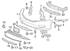 71150T2FA00 LWR GARN ASSY FR HONDA