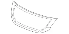  МОЛДИНГ РЕШЕТКИ РАДИАТОРА 75102TP6A61 HONDA