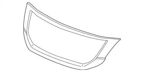  МОЛДИНГ РЕШЕТКИ РАДИАТОРА 75102TP6A61 HONDA