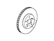 Тормозной диск HONDA 45251SWAA22