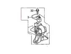 Подушка крепления двигателя HONDA 50820SJCA01