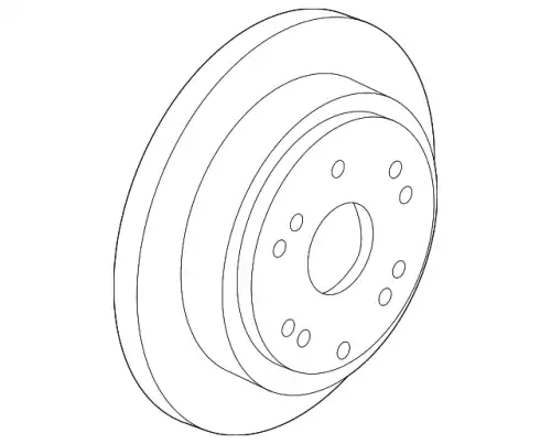 Тормозной диск HONDA 42510TK8A01