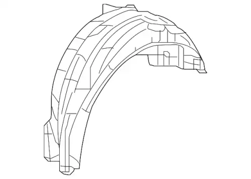 Подкрылок HONDA 74592TR0G01