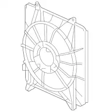 386155A2A02 SHROUD COMP HONDA