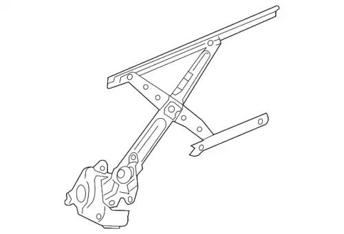 РЕГУЛЯТОР В СБОРЕ, ЛЕВ ПЕРЕДН ДВЕРЬ 72251T0AA01 HONDA