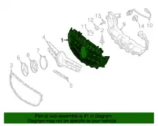 Решетка радиатора MB 213 888 01 23