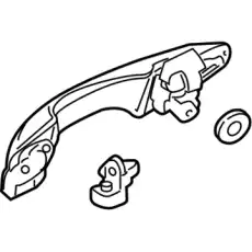 Ручка двери HONDA 72140TP6A01
