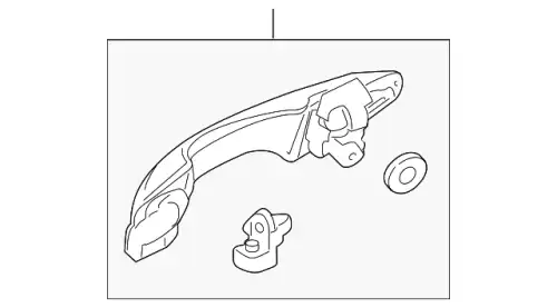Ручка двери HONDA 72180TP6A01