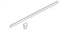 МОЛДИНГ В СБОРЕ, ЛЕВ ПЕРЕДН ДВЕРЬ 72450TR0A01 HONDA