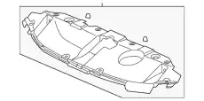 Решетка радиатора HONDA 71125TR3A01