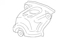 КОЖУХ ВЫПУСКНОГО КОЛЛЕКТОРА 18120R1AA00 HONDA
