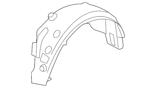 Подкрылок HONDA 74551SZAA00