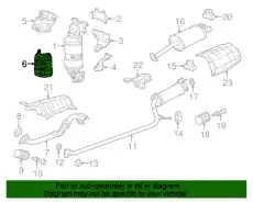 18181R1AA00 КОЖУХ КАТАЛИЗАТОРА HONDA