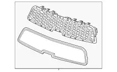 Решетка радиатора GM 95472648