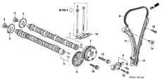 14210PRBA00 ШКИВ РАСПРЕДВАЛА HONDA