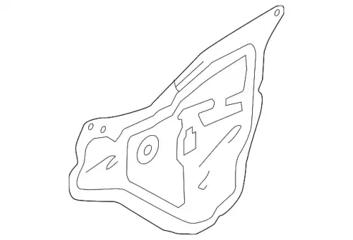 Уплотнитель двери HONDA 72321T0AA11