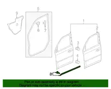 Ручка двери HONDA 72367SZAA01