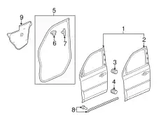 Ручка двери HONDA 72367SZAA01