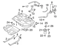 0K2A213280 РЕГУЛЯТОР ДАВЛЕНИЯ HYUNDAI