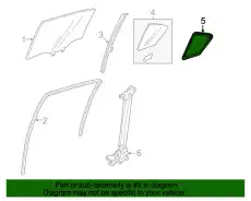 Уплотнитель двери HONDA 73491T2FY01