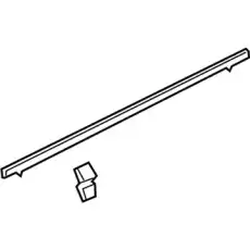 МОЛДИНГ В СБОРЕ, ЛЕВ ЗАДН ДВЕРЬ 72950TX4A01 HONDA