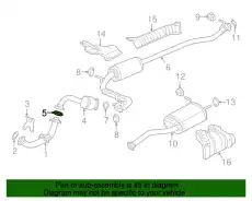 Прокладка глушителя HONDA 18229TF0013