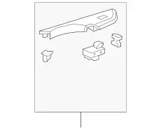 Ручка двери GM 22784896