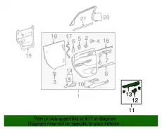 Ручка двери GM 22784896