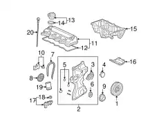Фильтр масляный HONDA 15220RNAA01