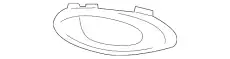 71117TR3A51 CVR, L- FR- FOGLIGHT HONDA