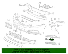 71117TR3A51 CVR, L- FR- FOGLIGHT HONDA